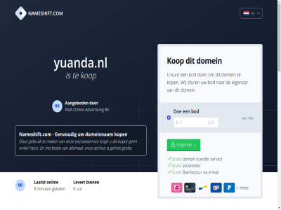 2004 2025 2288aa 6 8 88910652 aangebod aankoopprijs advertis allemal assistentie best betaalt betal bezit binn bod breng btw btw-factur buy bv commissie currency dienst doe domainexpert domein domeineigendom domeinnam duurt e e-mail eenvoud eigenar enig enkel ervor escrowservic eur excl extra factur gat gbp gebruik gehel gekocht geld geled gemak gratis hoelang jullie kop koper kost krijgt kunt kvk laatst languag levert loopt mail mak menu minut mocht mogelijk nameshift.com nb nederland nl nl864820458b01 now nva onlin onverhoopt onz open overdracht overdrag overeengekom prijs reken rijswijk risico servic sinc snel steenplaetsstrat stur terug transfer uiteraard usd uur veelgesteld veilig verhuiz verkoper via volgend voordat vrag werk wij yuanda.nl zorg