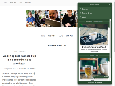 0 13 2025 aangedrev augustus bedien beetj bericht bestell bijban bijzonder categorie contact drink energiek ervor eten foodica ga gast hom hulp jij jou les leuk lunchrom m/v/x menu neemt niel nieuwst onz reacties reserver serveert sociaal thema vacatur voel we welkom wij wordpres wpzom zaterdag zaterdagkracht zoek zorg