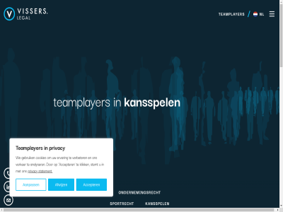 aanpass accepter afwijz analyser cookie cookies e ervar expert gebruik kansspel klik legal nl ondernemingsrecht privacy sportrecht statement stemt t team teamplayer verbeter verker visser we