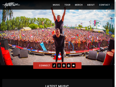 2023 about audiotricz connect contact latest merch mor music official tour view websit