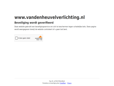 a17922376da166a4 bent bescherm beveil beveiligingsservic bot cloudflar controleert even gebruikt geduld geverifieerd id pagina prestaties privacy ray schadelijk terwijl websit weergegev www.vandenheuvelverlichting.nl