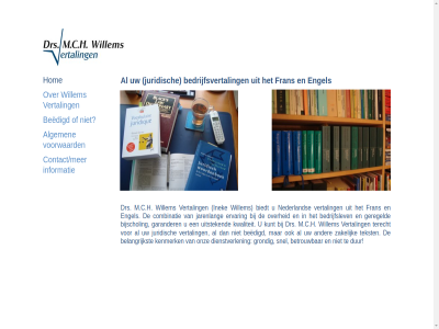 algemen bedrijfslev bedrijfsvertal beedigd belangrijkst betrouw biedt bijschol combinatie contact/meer dienstverlen drs dur engel ervar fran garander geregeld grondig hom inek informatie jarenlang juridisch kenmerk kunt kwaliteit m.c.h nederland onz over snel tekst terecht uitstek vertal voorwaard willem willemsvertalingen.nl zakelijk