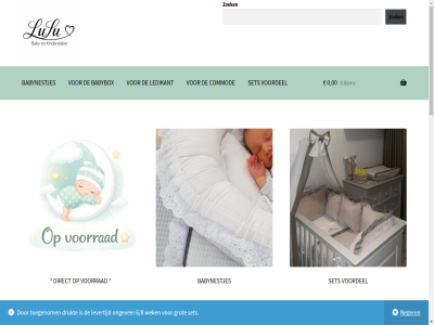 0 00 0650642559 1521lb 34257531 35 6/8 accessoires account accountgegeven afreken amsterdam babybox babynestjes bedrijfsgegeven bestell betaalmethod borduurstudio borduurstudiolulu@hotmail.com btw commod contact cookies direct drukt ga grot heemskerckstrat hom inhoud item kinderkamer klantenservic kvk ledikant leuk levertijd lulu navigatie neger nl002104965b70 nl55abna0438715632 nr ongever orginel privacybeleid retourneringsbeleid set toegenom verget verzend voordel voorrad voorwaard wachtwoord wek wiegbekled winkelmand winkeltjes.net wormerver zoek