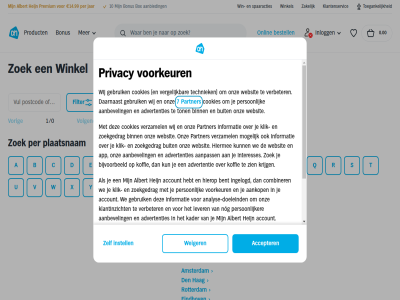 0.00 1/0 10 14.99 2x 7 a aanbevel aanbied aankop aanpass accepter account advertentie advertenties ah albert allen amsterdam analys analyse-doeleind app assortiment b bent bestell bezocht bijvoorbeeld binn bio bonus box buit c combiner cookiebeleid cookies d daarnaast deal den doeleind e eindhov extra f filter g ga gebruik gef gegeven geplaatst h hag hebt heijn hiermee hierop hoofdinhoud i informatie ingelogd inlogg instell interesses intrek j jar k kader keuz kies klantenservic klantinzicht klik klikt koffie korting krijg kun l les lever m meest mogelijk n nog noodzak o onlin onz p partner per person persoonlijker plaatsnam populair premium privacy privacybeleid product q r rotterdam s snel spaaracties spar sted t techniek terra toegank toestemm ton v verbeter vergelijk verwerk verzamel via volgend voorkeur vorig w wanner we websit weiger wij wijzig win winkel x y z zakelijk zien zoek zoekgedrag