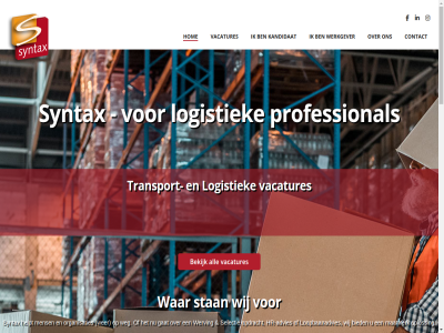 20 2001 2022 2023 2024 2025 2026 26 27 30 advies all almar ander arbeidsmarktkennis arbeidsmarktrapportag avg basis bedrijv begeleid bekijk bekommer belangrijk benadert bepal beperkt betrok bied bijpass blijv blijvend branch buit cloud complexer consultant contact contactmoment continuiteit copyright corporat daarmee denk dienstverlen dilemma discretie doekjes doorstrom draai draait duidelijk effectief employerbrand enkel februari fysiek gat gering gev grot hanteerd help helpt hoewel hom hotspot hr hr-advies ict identity informer inhur inspann instrom invoer januari jar juni kandidat kenn kennis klant klantgericht kom komend komt kunt langdur logistiek loopbaanadvies maatwerk mak materie med mee mens minsten moment netwerk nieuw offlin omgev onlin ontwikkel ontwikkeld onz opdracht opdrachtgever opgebouwd opleid oploss organisatie organisaties overzicht person personel poespas procedur proces professional q1 recruitment referenties relevant resultat richting robuust s samenwerk schol sector sectormonitor selectie sind snijvlak specialist spreekt stan stat sterker syntax syntax.nl talloz tarief techniek toelever toepass toonaangev transparant transport treft uitstrom vaardig vacatures ver verrass verwacht verzorgt voelspriet voet volg volled vooraf vooral voortgang vraagt wanner war we weg wer werk werkgever werkmethod werkt werkzoek werving wij wordend zak zichtbar zodat