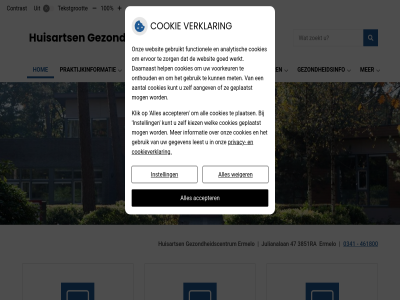 0341 10 100 3851ra 461800 47 accepter contrast cookie cookieverklar coronavirus ermelo formulier gezondheidscentrum gezondheidsinfo hom hoofdmenu huisarts instell julianalan klik menu patientenomgev praktijkinformatie privacy snel submenu tekst tekstgrot vergrot verklar verklein weiger zoek