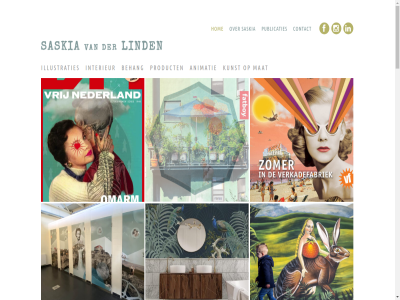 animatie behang contact hom illustraties interieur kunst lind mat product publicaties saskia