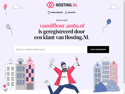 domeinnam geregistreerd gereserveerd handleid hosting.nl inlogg klant vansilfhout-amba.nl