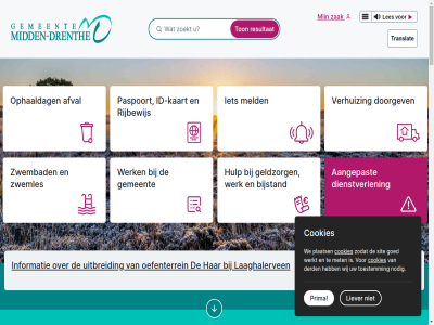 1 19 22 2a 9411 aangepast aanvrag afsprak afval akt bedrijf beil bekijk belangrijk belast beslot besluit bespar bestur betrok bijstand bosbad bouw burgemeester colleg contact cookies cultur december defensieterrein definitief derd dienstverlen doorgev drenth drijber duurzam energie esweg eten eursing geboort geldzorg gemeent gemeentebestur gemeentehuis geslot goed hel hull hulp id id-kaart informatie ingestemd jar jeugd kaart kabinet laadpal laaghalerven les liever meld mens met mid midden-drenth milieustrat national nb nem nieuw nieuwsbrief nodig oefenterrein ondernem ondersteun onderwijs ontheff onz openingstijd ophaaldag organisatie overdracht overlijd overzicht paspoort permanent perspectief plaats prima privacyverklar proclaimer programma project raadhuisplein recreatief resultat rijbewijs rond ruimt sit smild sport stap startpagina subsidie toegankelijkheidsverklar toekomst toerism toestemm ton translat trouw tuin uitbreid uittreksel vakantiepark vandag verandert verduurzam vergunn verhuiz visie vital voedselplatform war we webarchief websit werk werkt wervend wethouder wij won woonpark xc zak zoal zodat zorg zwembad zwemles