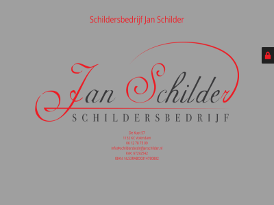 06 09 1132 12 57 67292542 75 78 iban info@schildersbedrijfjanschilder.nl jan kc kust kvk nl53rabo0314780882 schilder schildersbedrijf volendam