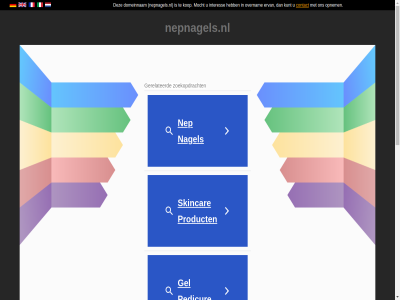 auf automatisiert bereitgestellt beziehung das dies dieser domain domain-inhaber dritter dynamisch generiert inhaber keiner komm mit nepnagels.nl nutzt oder parking policy privacy programm sedo seit steh und vom von webseit werbeanzeig wurd