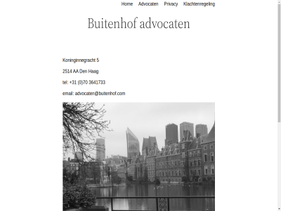 +31 0 0703641733 2514 3641733 5 70 aa aangedrev advocat advocaten@buitenhof.com buitenhof den email ga hag hom inhoud klachtenregel koninginnegracht privacy tel trot wordpres