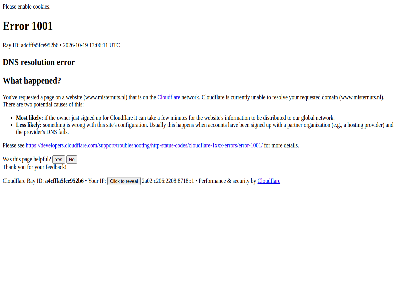 -10 -19 /support/troubleshooting/http-status-codes/cloudflare-1xxx-errors/error-1001/ 06 1 1001 11 13 2026 2208 2a02 8718 a a4cfffa5fce952b6 account and are be ben by c206 can causes click cloudflar configuration cookies currently detail developers.cloudflare.com developers.cloudflare.com/support/troubleshooting/http-status-codes/cloudflare-1xxx-errors/error-1001/ distributed dns domain e.g enabl error fail feedback few for global happen happened hav helpful hosting id if information ip it just les likely minutes mor most network no on organization our owner pag partner performanc pleas potential provider ray requested resolution resolv reveal s security see signed sit someth tak thank that the ther this to two unabl up usually utc ve websit what when with wrong www.misternuts.nl yes you your