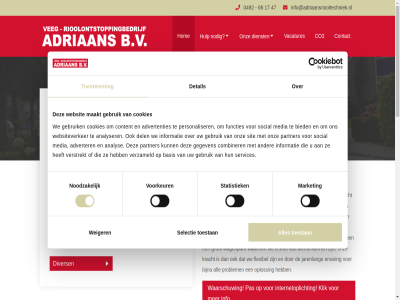 0 0492 1 17 2 2026 3 40 47 5 5731 60 66 7 adriaan advertenties adverter afsprak afvoer all analys analyser b.v basis bestan bied bijna co2 combiner consent contact content cookies cookieverklar del detail dienst diver divers echt ervar familiebedrijf flexibel functies gebruik gegeven goed grag grot help hom hoofdactiviteit hulp info info@adriaansriooltechniek.nl informatie inmiddel internetoplicht jar jarenlang klar klik kolk kolkenrein kracht loeswijk loss maakt mak market media mierlo nodig noodzak onkruidborstel ontstopp onz oploss opnem parkeerterrein partner pas personaliser privacybeleid problem profiler reinig reparaties riol rioler riool rioolbedrijf rioolontstopp rioolontstoppingsbedrijf rioolrein rioolreparatie ruim selectie selection services sit snel social stan statistiek strat toestan toestemm uitbested vacatures veg verder vernieuw verstopp verstopt verstrekt verzameld vl voorkeur vrag waarmee waarschuw wagenpark we websit websiteverker weg wegdek weiger welkom wij zandweg zeker