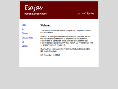34180318 achtergrond affair all all-round amsterdam bank bestuursrecht bio bureau conflictbemiddelar contact contractenrecht cv daarnaast dienst ervar esajas gebied grondzak hom human informatie inhur juridisch kunt kvk legal mediator myrtl nmi nmi-opgeleid ondernem opdrachtgever opgeleid over privaatrecht round terrein verricht verzekerar vrag waarop websit welkom werkzam zowel
