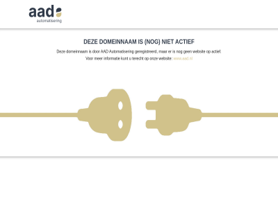 aad actief automatiser domeinnam geregistreerd informatie kunt onz sit terecht websit www.aad.nl
