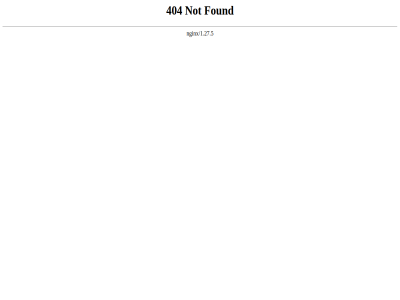 404 found nginx/1.27.5 not