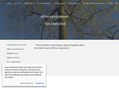 +31 -385689 -385786 0 45 485 5844 ab adres advocatenkantor akkoord allen analyser contact cookies denk dienstverlen ding e e-mail fax ga gebruik gebruikt gedeeld googl hom informatie kantoorinformatie lever mail mak mogelijk oorschot opdrachtgever oploss over plat postcod problem services signaler sit snap stevensbeekseweg stevensbek tel theo theo@advvo.nl verker vooral voorwaard werkveld