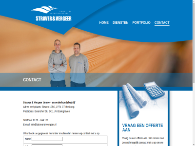 0172 105 105c 169 2411 2771 58 744 aanvrag adres beiershof besprek bestat biez bodegrav boskop c contact controlevrag ct dag dienst e e-mail email hoevel hom info@straverenvergeer.nl jv mail mogelijk nam nem offert onderhoudsbedrijf opmerk plat portfolio postadres postcod snel straver telefon telefoonnummer timmer verger verstur vrag we wek werkplat
