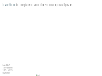 0224 335 42 553 beauskin.nl een geregistreerd i isp onz oosterdijk opdrachtgever soko t www.soko.nl