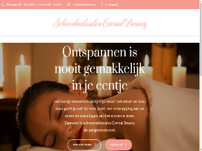 036 06 1339 2026 2992 3115 51 521 8392 aangedrev aangewez afsprak allen almer beauty beetj behandel blossom contactgegeven copyright daarvor eentj eternal ga geeft gemak huid info@eternalbeauty.nl jezelf lev lit modern nooit ontsnapp ontspann ontwikkeld paletlan plek prijslijst salon schoonheidssalon spanning stres telefon themes tijd verwenn voedt whatsapp wordpres
