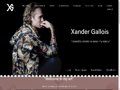 about an art click composer contact creat down enter eyes gallois hatora i imag kep locked main my ned on pag portfolio roamer sanity scroll section specific the to voic voice-over welcom xander
