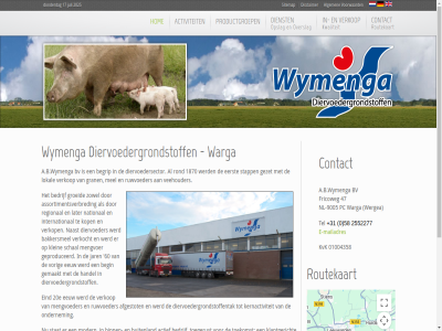 +31 -2025 -9005 0 01004358 17 1870 2012 2025 20e 2552277 47 58 60 a.b.wymenga aantrek actief activiteit afgestot algemen all assortimentsverbred bakkersmel bedrijf begin begrip binn buitenland bv contact copyright dienst diervoeder diervoedergrondstoff diervoedergrondstoffentak diervoedersector disclaimer donderdag e e-mailadres eerst eeuw eind fricoweg gemaakt geproduceerd gezet gran groeid handel hom international it it-wurk jar juli kaartgegeven kernactiviteit klantgericht klein kop kvk kwaliteit kwaliteitsverhoud later leverancier lokal mailadres mel mengvoeder mengvoer modern naast national nl ondernem opslag overslag pc prijs prijs-kwaliteitsverhoud productgroep recht regional rond routekaart ruwvoeder schal sitemap stapp stat tel toegerust toekomst veehouder verkocht verkop voorbehoud voorwaard vorig warga websit werd wergea wurk wymenga zowel