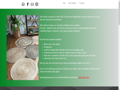 +31 0 01 2015 623022527 aantal aard afwissel all ander april artikel assortiment bedrijf betekent beter bied bijvoorbeeld bio circulair cirkel contact daarmee deal doet doorsnee enkel ernar even foto fotoshot gallery gat gerecyceled gestart get goed hergebruik hierdor hip hom hou info@hip-deals.nl klik kom lager liv materiaal mee minder modelwon net nieuwsgier ongebruikt onz per percentag prijs privacyverklar product reclames reken reserved resulteert retour right rond see snel strev stuk trot vak voordel voorrad vrijwel we wel wer what woonwinkel you zien