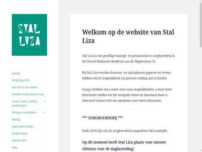 -53716228 00 06 12 14 1647 18 2019 2026 30 32 35 45 7 aafk aangebod aangeslot adres agenda berkhout bied breng bso cb client contact contactgegeven daarnaast dagbested deelnam denk dinsdag donderdagmiddag dressur eig email erf ervar etc eur facebok fnrs friesland gegev gemaakt geopend geslot gevestigd gezell grag grondwerk herstel holland hoorn huisregel hur info@stalliza.nl informatie ingezond instagram interes jar kijk kinder kinderopvang kleding klik knhs koggenland kunt landzijd less liza locatie maandag maandagmiddag maneg menu minut mogelijk moment navigatie nem nieuw nodig noord noord-holland onz opnem ord ouder paard pagina passend pension pensionstal plat plek ponykamp prat privacybeleid samenwerk schoolvakanties schoonhoud sind slagterslan springless stag stal stall stalling stichting stukjes stur submenu svp t/m tarief telefon telefonisch teven tijden tiktok uiteraard uitslag uitvouw uur vanaf vertell via vind volg voorhen vrijdag websit wedstrijd weid welkom welzijn werkzam west west-friesland wij wordpres zorgboerderij