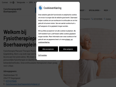 071 1 10 100 2343 5175565 accepter adres adresgegeven b begeleid behandelmethodes bent boerhaaveplein contrast cookieverklar daarbij effectiev enthousiast fysiotherapeut fysiotherapie fysiotherapie-boerhaaveplein@planet.nl fysiotherapiepraktijk gladiolenlan grag hom hoofdmenu informatie instell juist klar kwalitatiev manueel medisch menu oegstgeest onz person privacy specialism stan submenu tekst tekstgrot tel therapeut therapie tp training vergrot verklein weiger welkom werk wij zoek