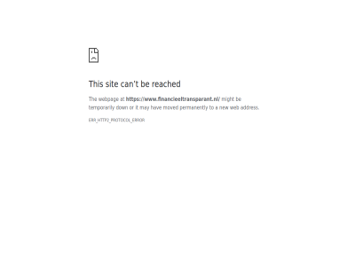 a addres at be can down err error hav http2 it may might moved new or permanently protocol reached sit t temporarily the this to web webpag www.financieeltransparant.nl