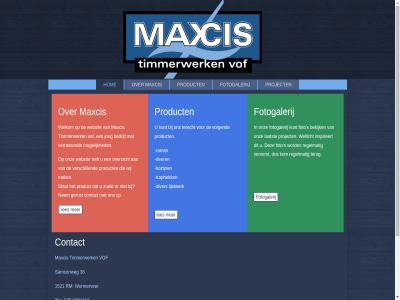 -6218519 -6281313 075 1521 36 bedrijf bekijk contact design deur diver e e-mail fax foto fotogaleri fotogalerij gerust hom info@maxcistimmerwerken.nl inspireert j jong kom kozijn kunt laatst les lijstwerk login mail mak maxcis mogelijk nem onz overzicht partner product project ram regelmat rm s samsonweg stat tel terecht terug timmerwerk touchit traphek treft verrass verschill ververst vof volgend websit welkom wellicht wij wormerver zoekt