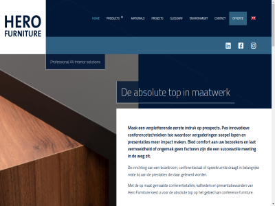 +31 115 5015 551 70 85 87 aanmeld abonner about absolut afsprak av belangrijk bezoek bezoeker bied boardrom breng brochur capaciteit centaurusweg comfort concept conferenc conferencetechniek conferentietafel conferentiezal contact design draagt eerst environment ervar extra fabricag factor furnitur gebied geleverd gemaakt glossary grag grot herman hero hom ideal impact indruk innovatiev inricht installatie interior katheder kiest lat locatie lop maatwerk mak mat material medewerker meeting meubelmaker mix nieuw nieuwsbrief offert ongemak ontwerp ontwerper onz pakket pas post@hero-furniture.nl presentaties presentatiewand prestaties product productie professional project prospect recent rogier sam sign soepel solution spreekruimt succesvoll tc tel thijs tilburg toe top total tuss updates us vergader vermoeid verpletter vicisign waardor we webdevelopment weg zit
