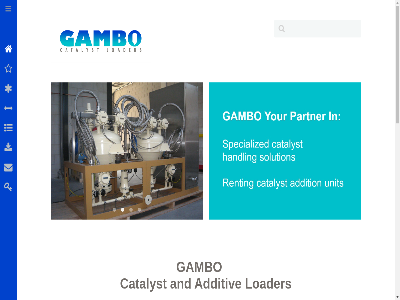 +31 0 172 2016 2408 38j 492520 a a.s.a.p aau about addition additiv additives alph an and bv catalyst cau commission communication company contact copyright customized cuu d d-communication datashet den documentation download efficient equipment fcc feedback for forgot gambo hav hom info@gambo.nl know latest leeuwenhoekweg let loader log login mor netherland new optimal or our partner password performanc product project question read references remember rental rijn servic services solution stand support technical tel the to unit unload us usag usernam we will you your