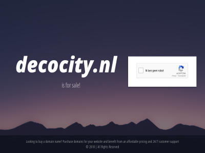 2018 all decocity.nl for reserved right sal