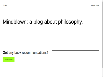 a about any blog bok by content fimba get got mindblown pag philosophy powered proudly recommendation sampl skip to touch wordpres