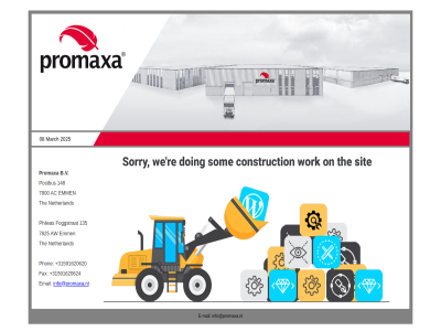 +31591620620 +31591620624 13 135 148 2024 7800 ac b.v e e-mail email emm fax february foggstrat info@promaxa.nl mail netherland phileas phon postbus promaxa the