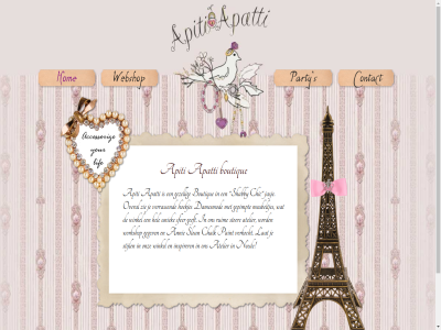apatti apiti boutique evenement lat link mak nieuwsbrief sierad tass websit webton weetjes