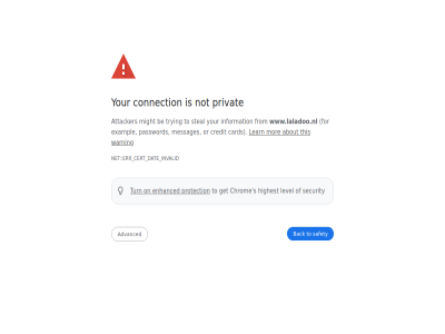 about advanced attacker back be card cert chrom connection credit dat enhanced err error exampl for from get highest information invalid learn level messages might mor net not on or password privacy privat protection s safety security steal this to trying turn warning www.laladoo.nl your