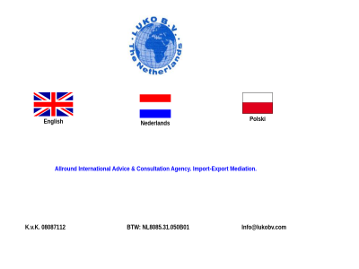 administratie advies bv english export import import-export luko mediation nederland polski