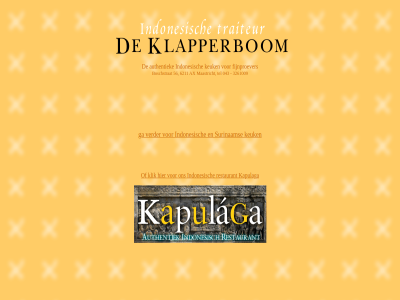 043 3261009 56 6211 afhaalgerecht authentiek ax boschstrat cater fijnproever indonesisch keuk klapperbom maastricht tel traiteur