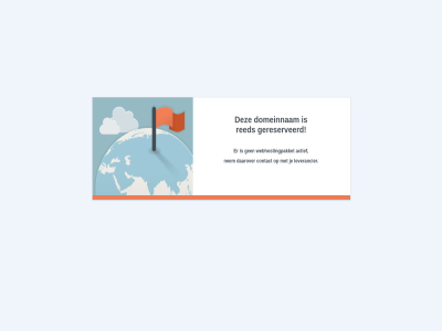 actief contact daarover domeinnam gereserveerd leverancier nem webhost webhostingpakket