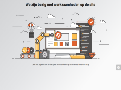 bezig binnenkort construction content dank geduld inhoud kalisti market sit tekst terug under we werkzam