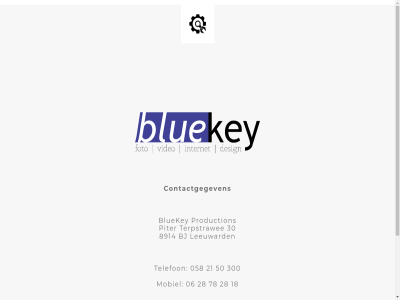 058 06 18 21 28 30 300 50 78 8914 bj bluekey contactgegeven e e-mail info@bluekey.nl internet leeuward mail mobiel piter production telefon terpstrawee www.bluekey.nl