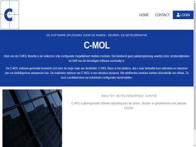 2022 aanpass absolut additionel afzonder all b.v basis bedrijfsproces behoeft benelux benodigd betek betrouw c c-mol configuratie contact copyright daardor del deur elkar filosofie flexibiliteit functies geintegreerd generatie gevel gevelbranch helft hog hom individuel kenmerkt kunt kwaliteit login mat middel modulair modules mogelijk mol nederland omstand opbouw oploss overbod pakketoploss platform pluspunt probleemlos ram samenstell servic softwar software-oploss special toonaangev uitbreid volkom vrij waarbij werk