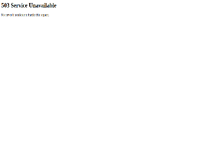 503 availabl handl no request server servic this to unavailabl