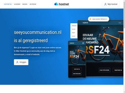 21 7 aanmak academy algemen all ander bekijk beschik best btw certificat check contact cookies copyright dag domein domeinbeher domeinnam doorstur e e-mail echt eenvoud eerst eig eigenar exclusief ga gehel genoeg geregistreerd grag gratis grootst help helpdesk herroepingsrecht hoofddomein hoofdinhoud hostingprovider hostnet hostnet.nl inlogg jij jouw ker klar kostelos kun langer lat leeromgev login m mail mak marketingcampagnes nam nameserver nederland nem niemand nieuw nodig ondernem onlin onz per plan prijz privacy problem professionel profiel registrer reken seeyoucommunication.nl servic sit slag socialmedia socialmedia-profiel stan stap start stur subdomein succes succesvoll tenzij vanuit verder vermeld voorwaard vrag wacht we websit wek wij zet zodat