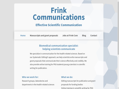 also and approach at based biomedical blog bodies com communicat communication contact credibly department do edit effectiv effectively for frink funding grant group health health-related help helping hom hoofd hoofdnavigatie inhoud job laboratories manuscript on onlin our phd proposal provid publication related research scienc sciences scientific scientist specialist specializ spring student students/young systematic that the their training we what who work writ writing