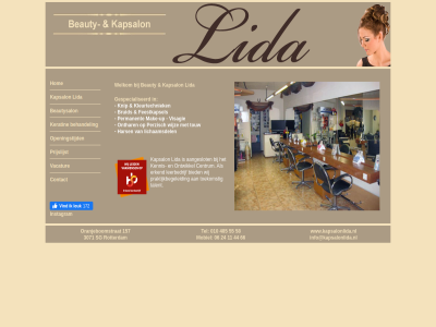 06 11 24 3071 44 66 beauty beautysalon bruid contact feestkapsel hars hom info@kapsalonlida.nl instagram kapsalon kleurtechniek knip lichaamsdel lida mak make-up mobiel onthar openingstijd permanent perzisch prijslijst rotterdam sg touw up vacatur visagie wijz www.kapsalonlida.nl