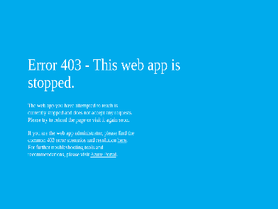 403 accept administrator again and any app are attempted azur common currently does error find for further hav her if it not or pag pleas portal reach recommendation reload request resolution scenarios son stopped the this to tol troubleshot try unavailabl visit web you